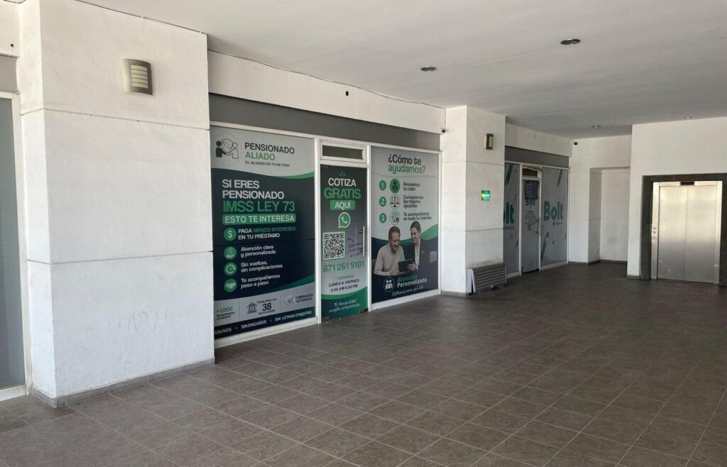 Asesoría personalizada para créditos a pensionados en el local 21 de Euro Plaza.